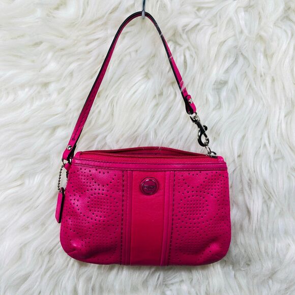 Coach Handbags - Magenta Coach wristlet